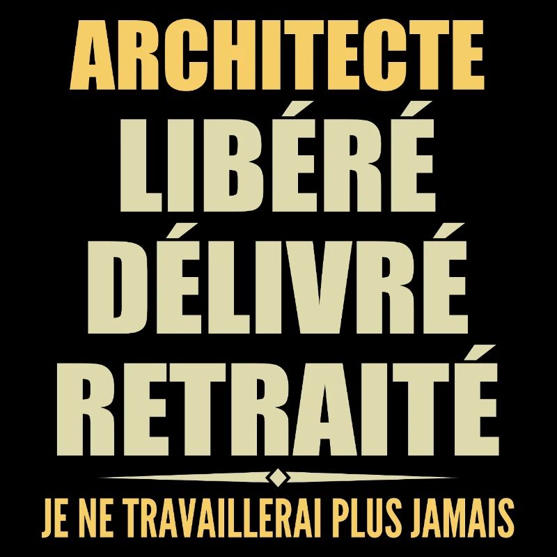 Architecte célèbre sa retraite avec humour cadeau