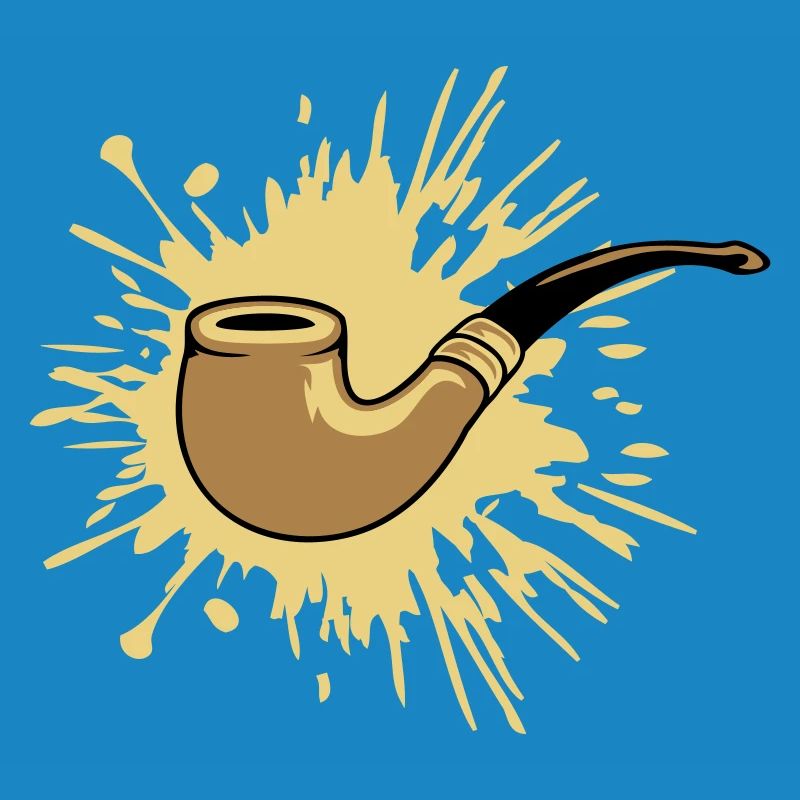 Klecks Fumeur de pipe à tabac