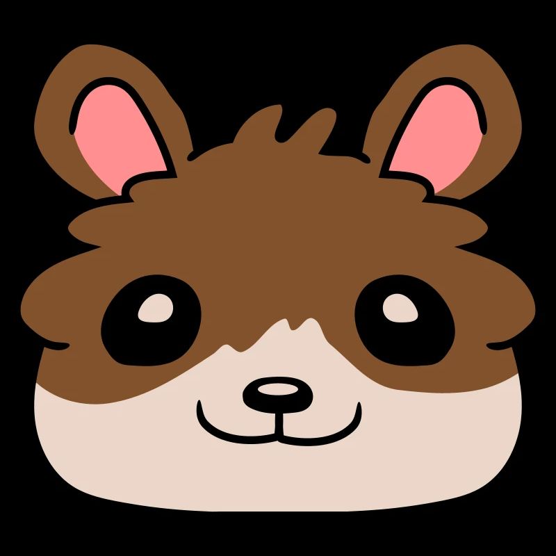 Hamster Gesicht Comic Geschenkidee