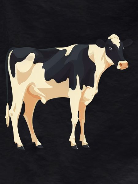 Standing Cow - Simple Design