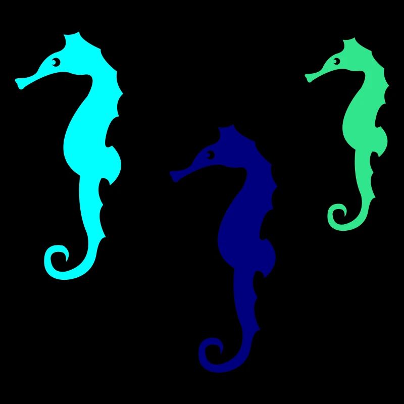 seepferdchen silhouette 02