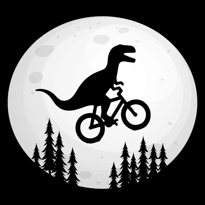 Dino Vélo Lune T-Rex Dinosaure