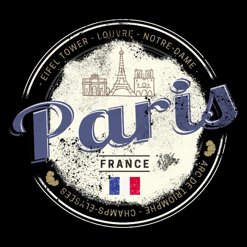 Paris Frankreich Eiffelturm Vintage Souvenir