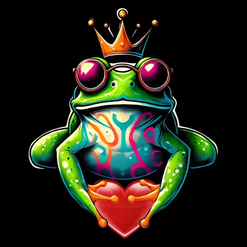Herz Frosch