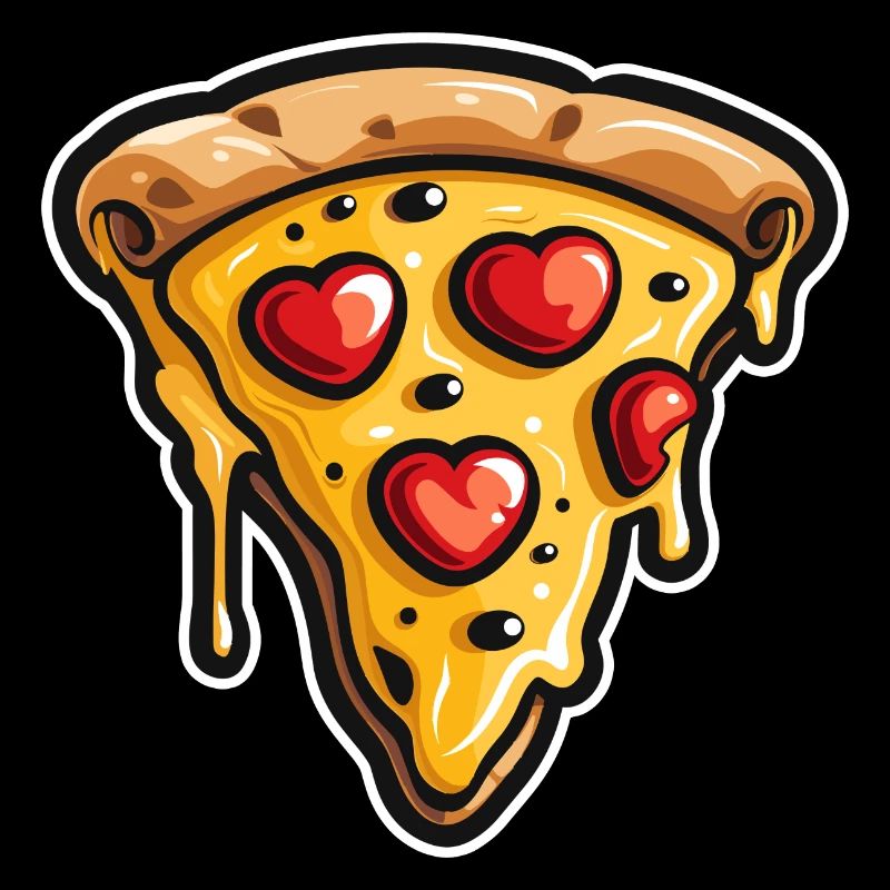 Pizza Cartoon Look