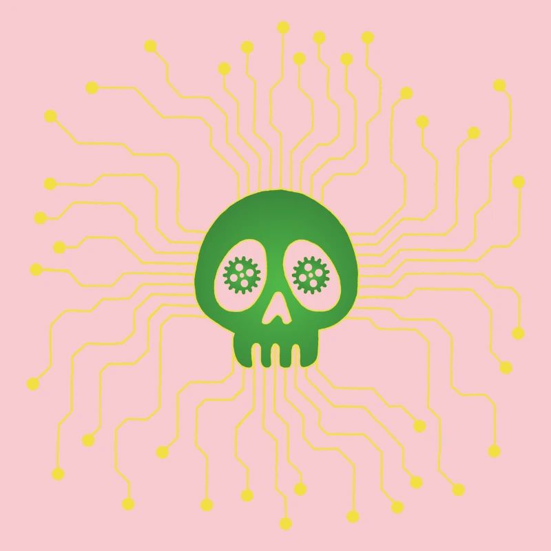 Microprocessor skull