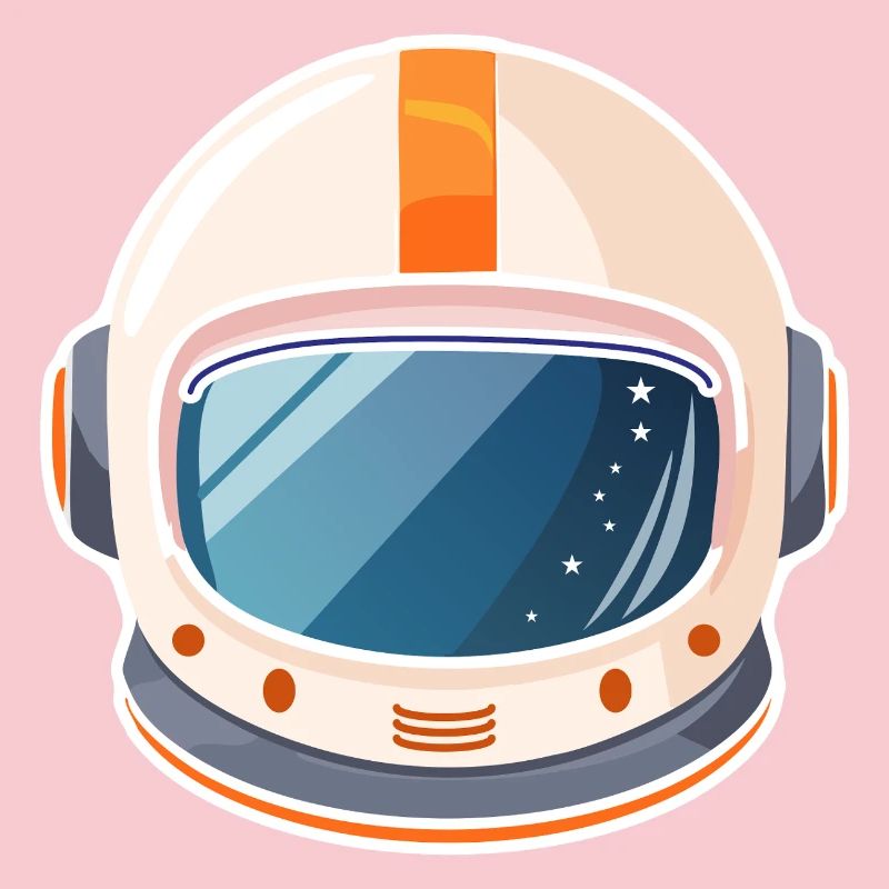 Casque spatial rétro