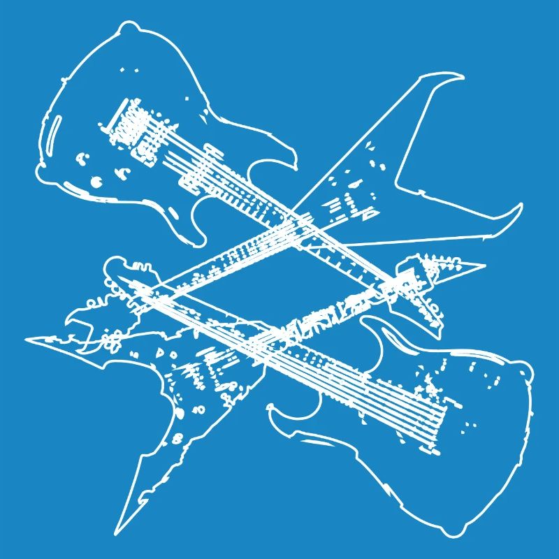 Conception de composition de guitares électriques