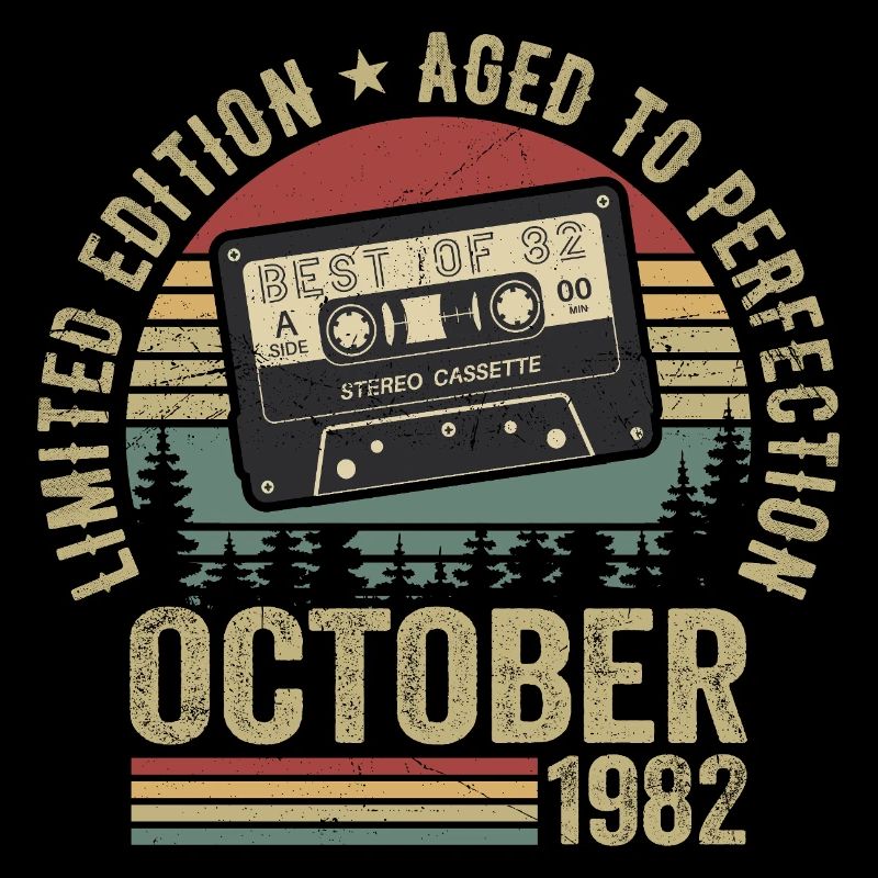 Oldtimer Oktober 1982 Geburtstag Geschenk Oktober