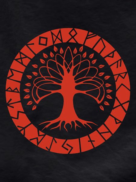 Red Runic Tree