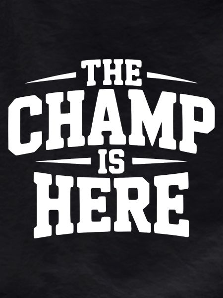 Der Champion ist da