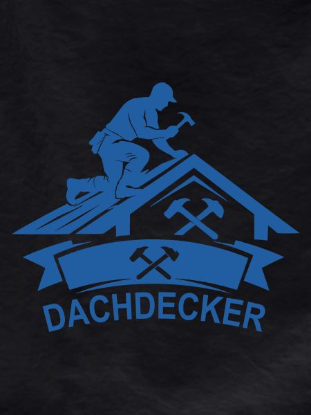 Dachdecker Arbeit Silhouette