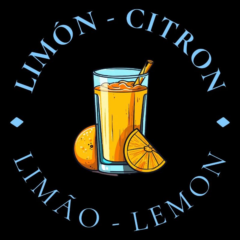 Lemonade Citrus Circle Logo