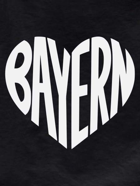 Bavaria Heart Typography