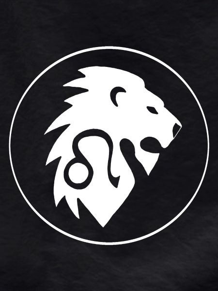 Leo Star Sign (White)