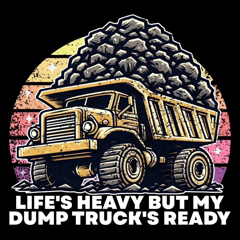 LIFE'S HEAVY BUT MY DUMP TRUCK'S READY
