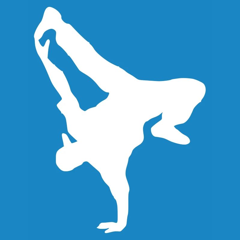 Breakdance Dancer graphics white