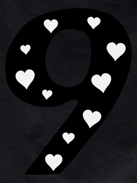 9 Birthday with heart
