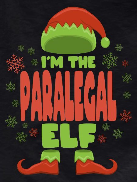 Paralegal Christmas Elf