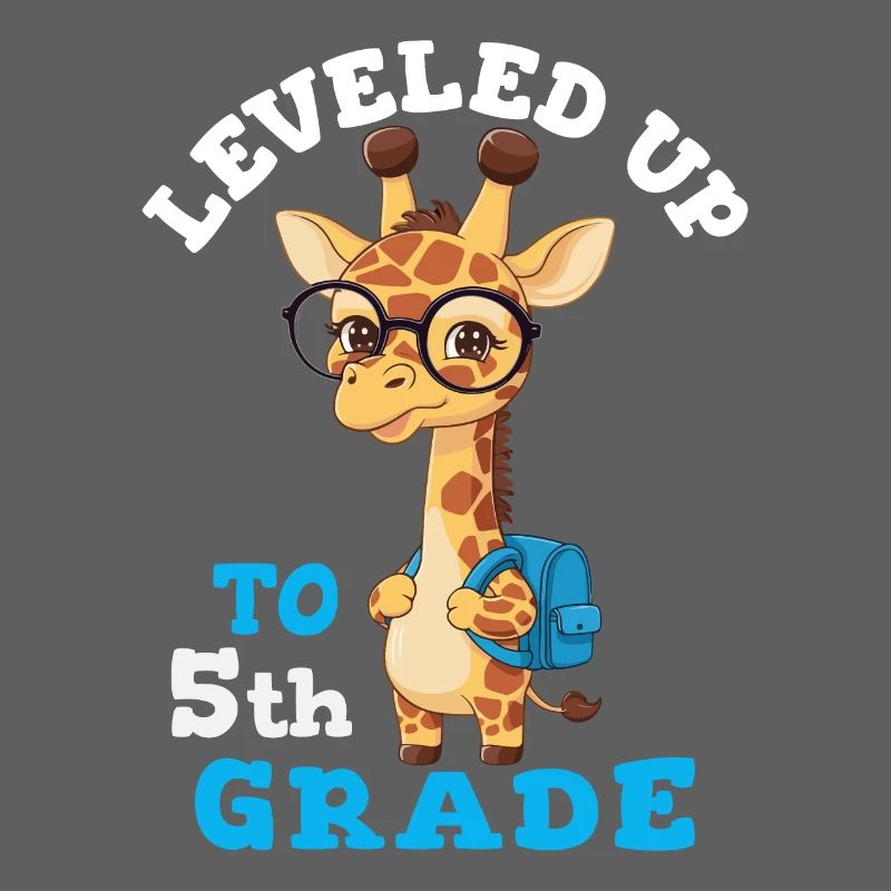 Leveled up to 5th grade - Funny Giraffe