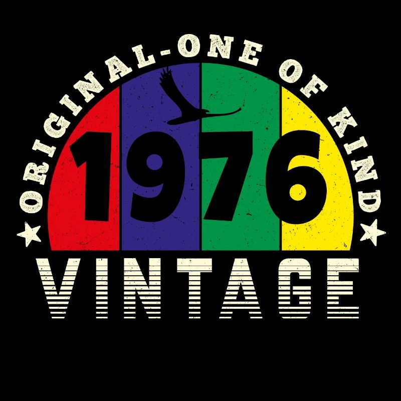 Vintage 1976 Retro - Bursdag
