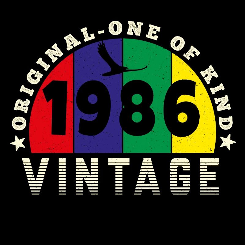 Vintage 1986 Retro - Bursdag