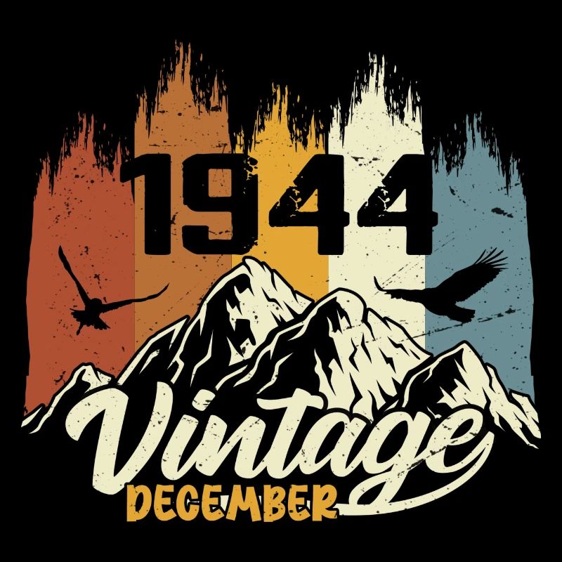 Cadeau d’anniversaire né en décembre 1944