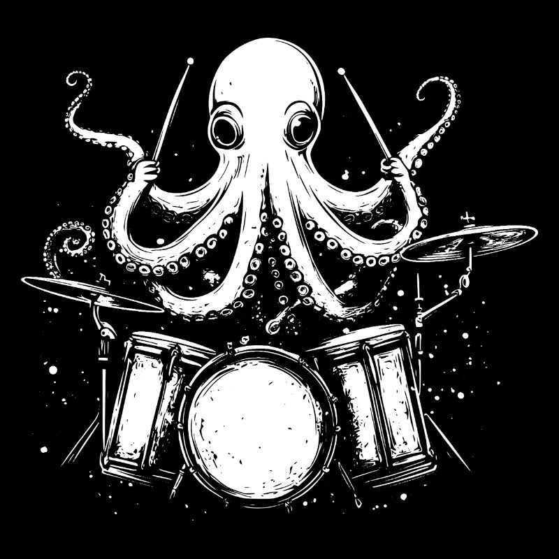 Octopus Kraken Drums Drums Music
