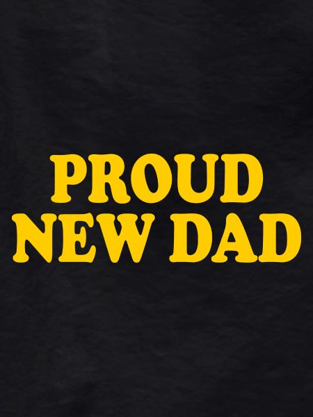 Proud new dad