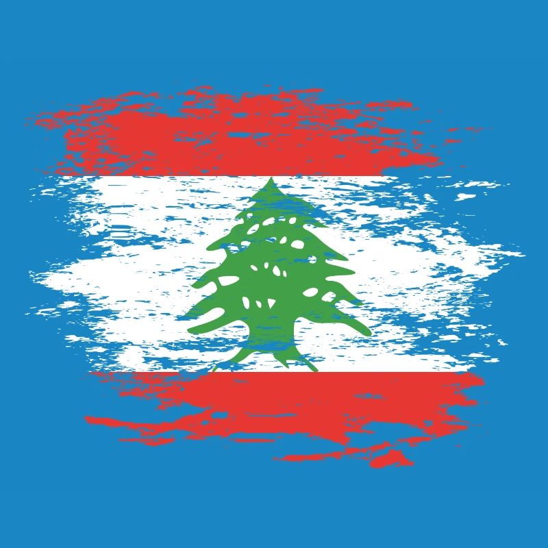 Drapeau du Liban utilisé