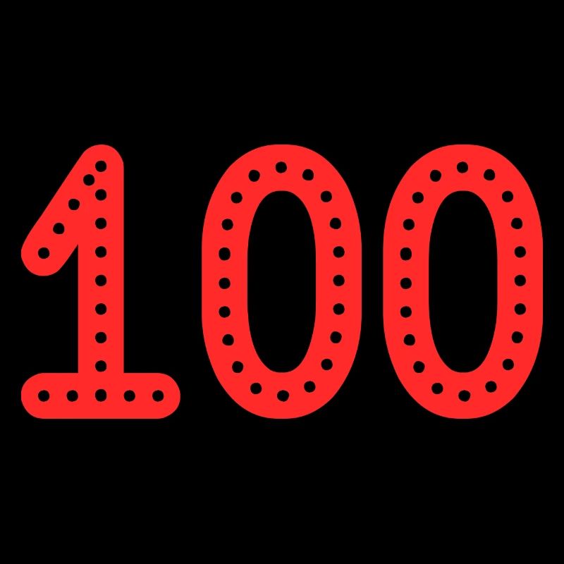 100. 100 YEARS. 100th ANNIVERSARY. 100 BIRTHDAY