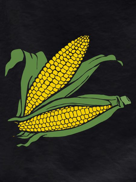 Grain graphic Yellow-green