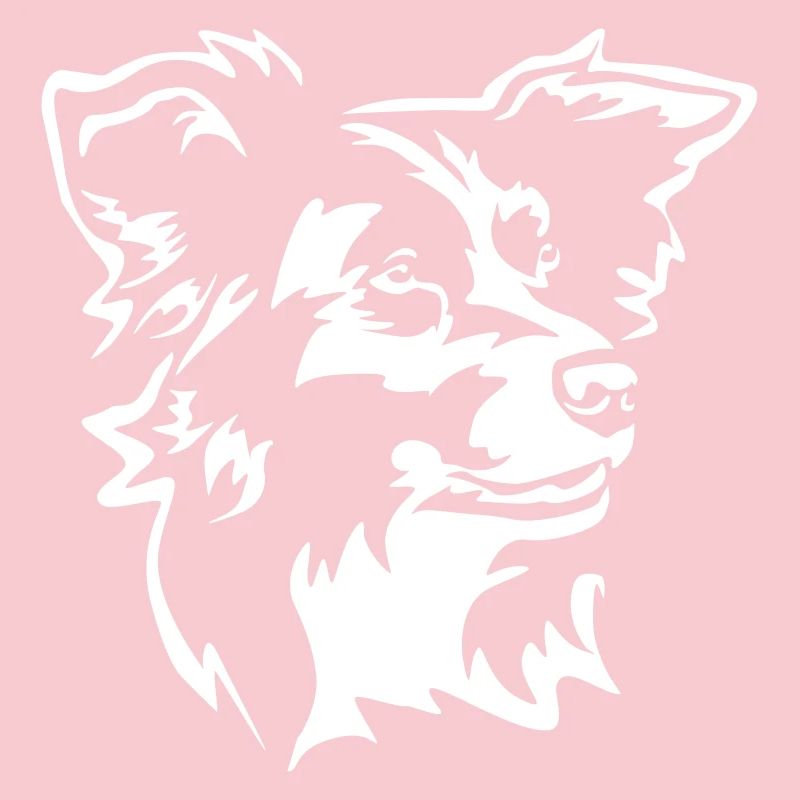 Border Collie Kopf "Black Edition"