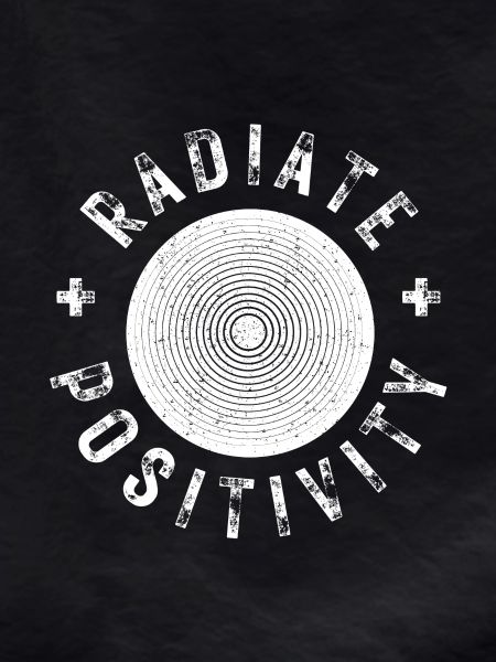 Exuding positivity modern distressed style