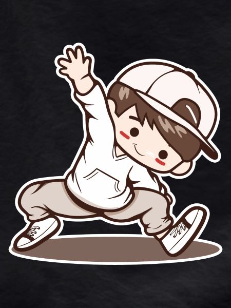 Little Breakdancing Boy