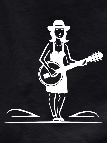 Banjo Player Sketch