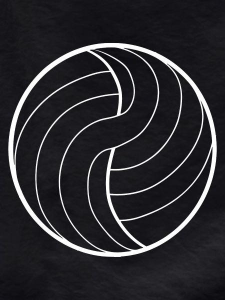 Volleyball Line Art