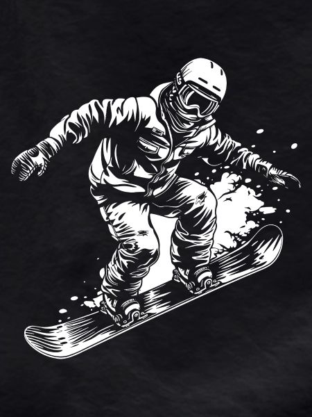 Snowboarder Drawing