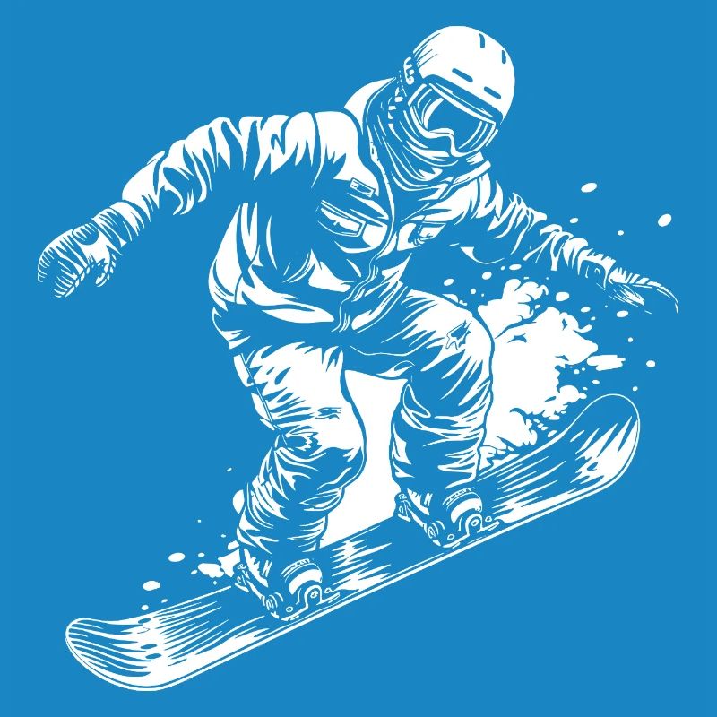 Snowboarder Drawing