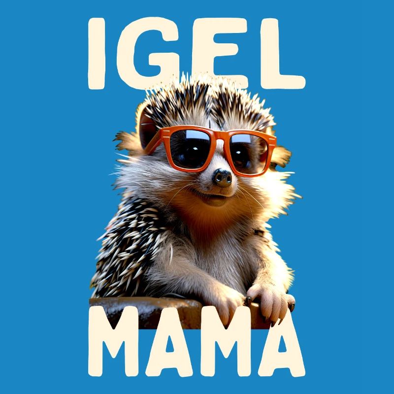 Igel Mama Mom Igelfrau Muttertag Igelmama Igel Mum