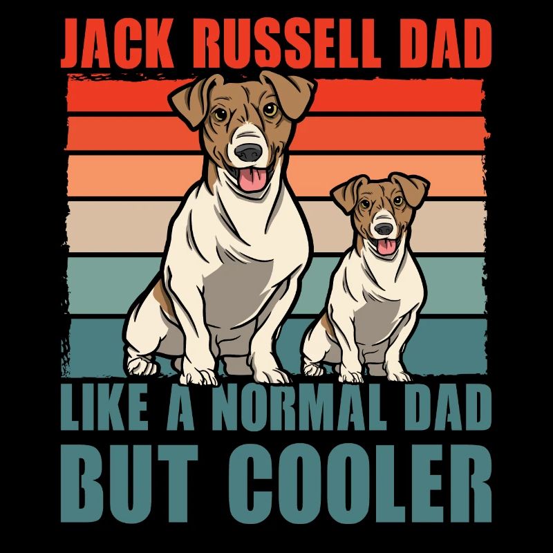 Papa Jack Russell comme un papa normal mais plus cool