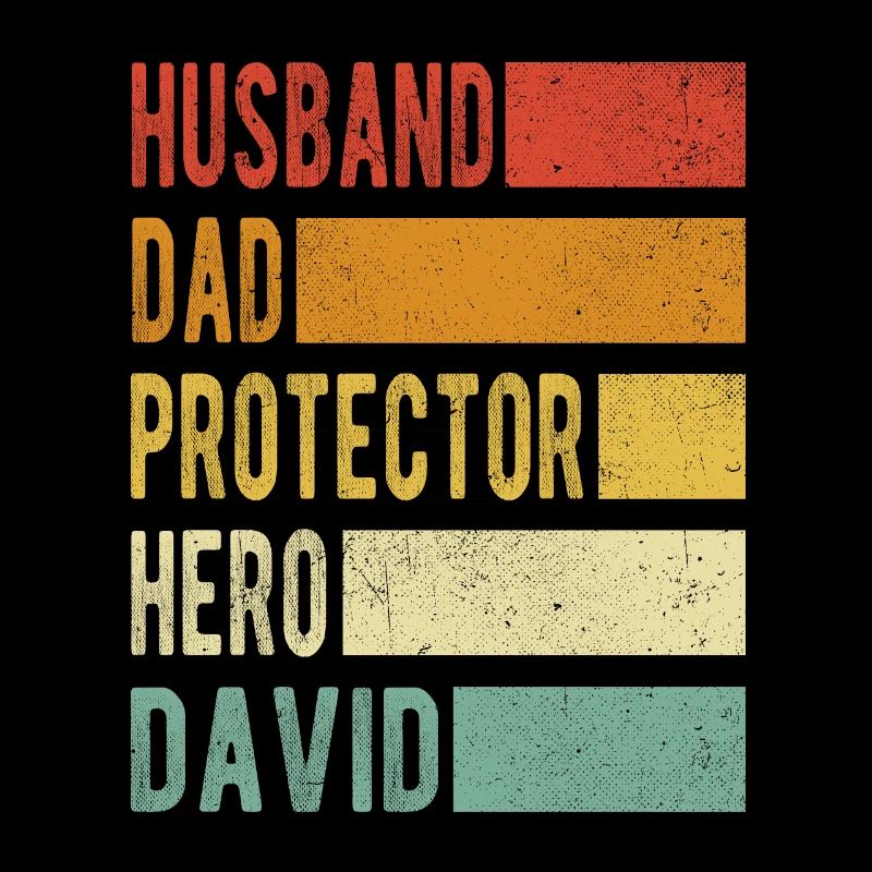 David Name Papa Geschenk