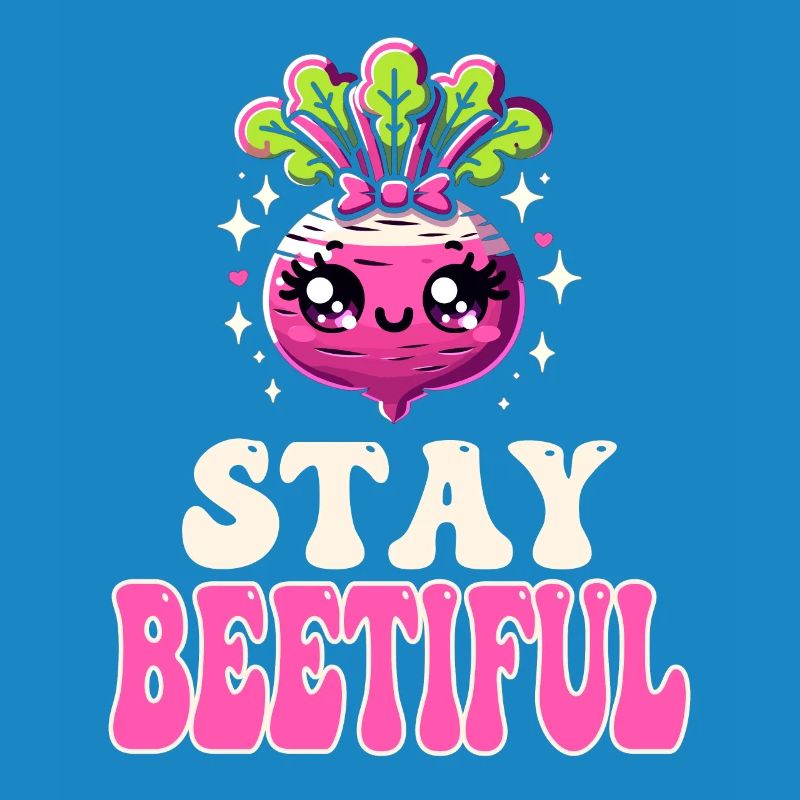 Beetroot Love - Restez Beetiful Kawaii Beets Pun