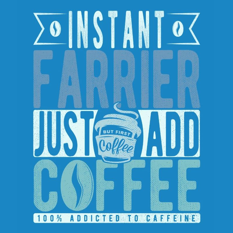 Maréchal-ferrant instantané Il suffit d’ajouter du café