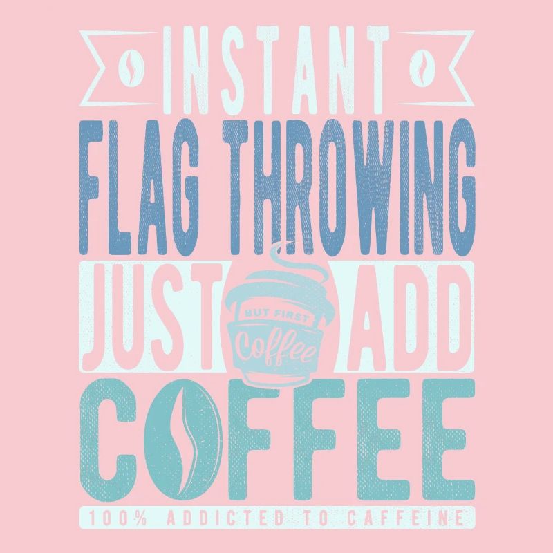 Lancer de drapeau instantané Il suffit d’ajouter du café