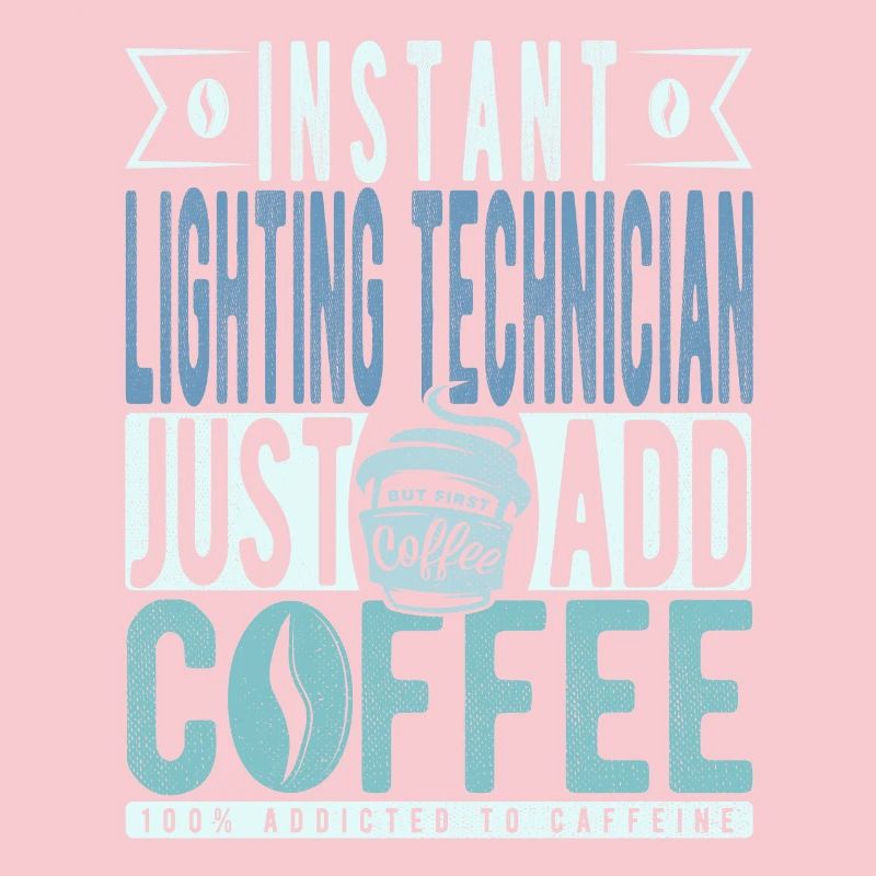 Technicien d’éclairage instantané Il suffit d’ajouter du café