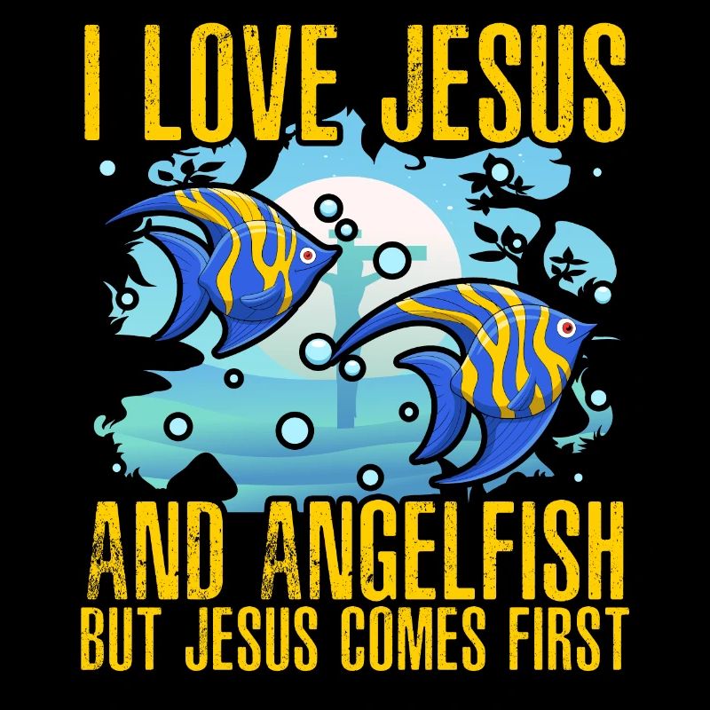 J’aime Jésus et les poissons-anges, mais Jésus vient en premier