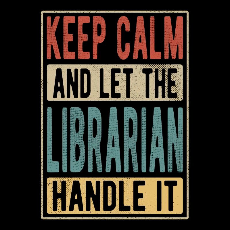 Bibliothekar Retro Geschenk