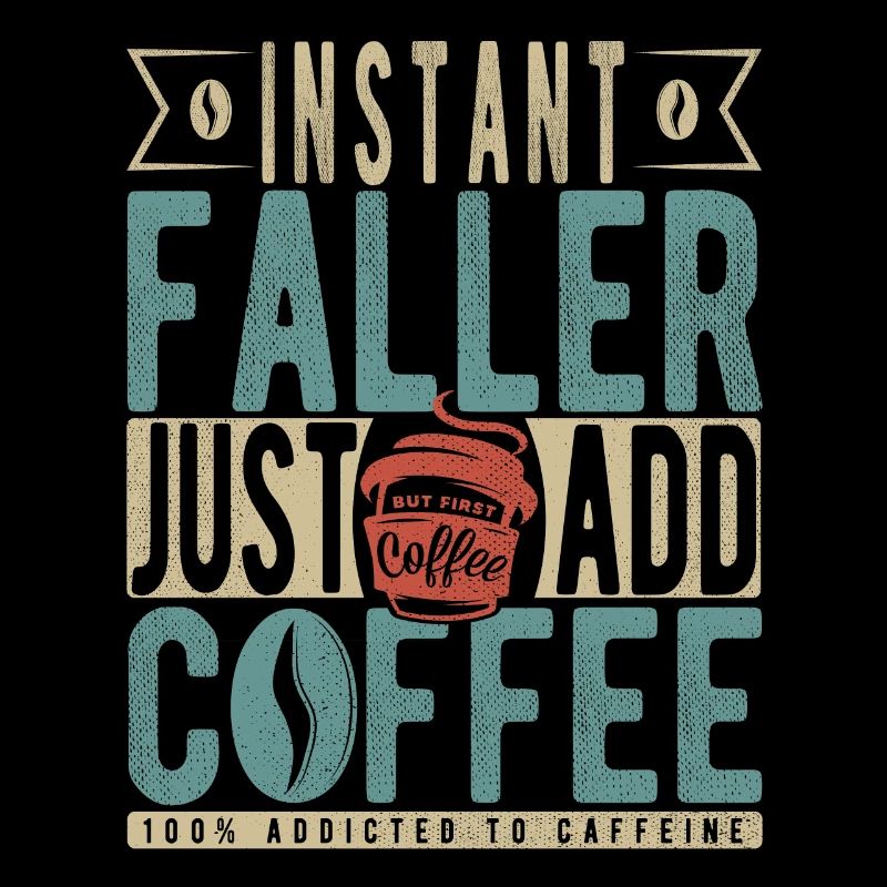 Instant Faller Einfach Kaffee hinzufügen