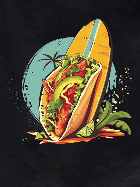 Summer Surfer Taco Sunset